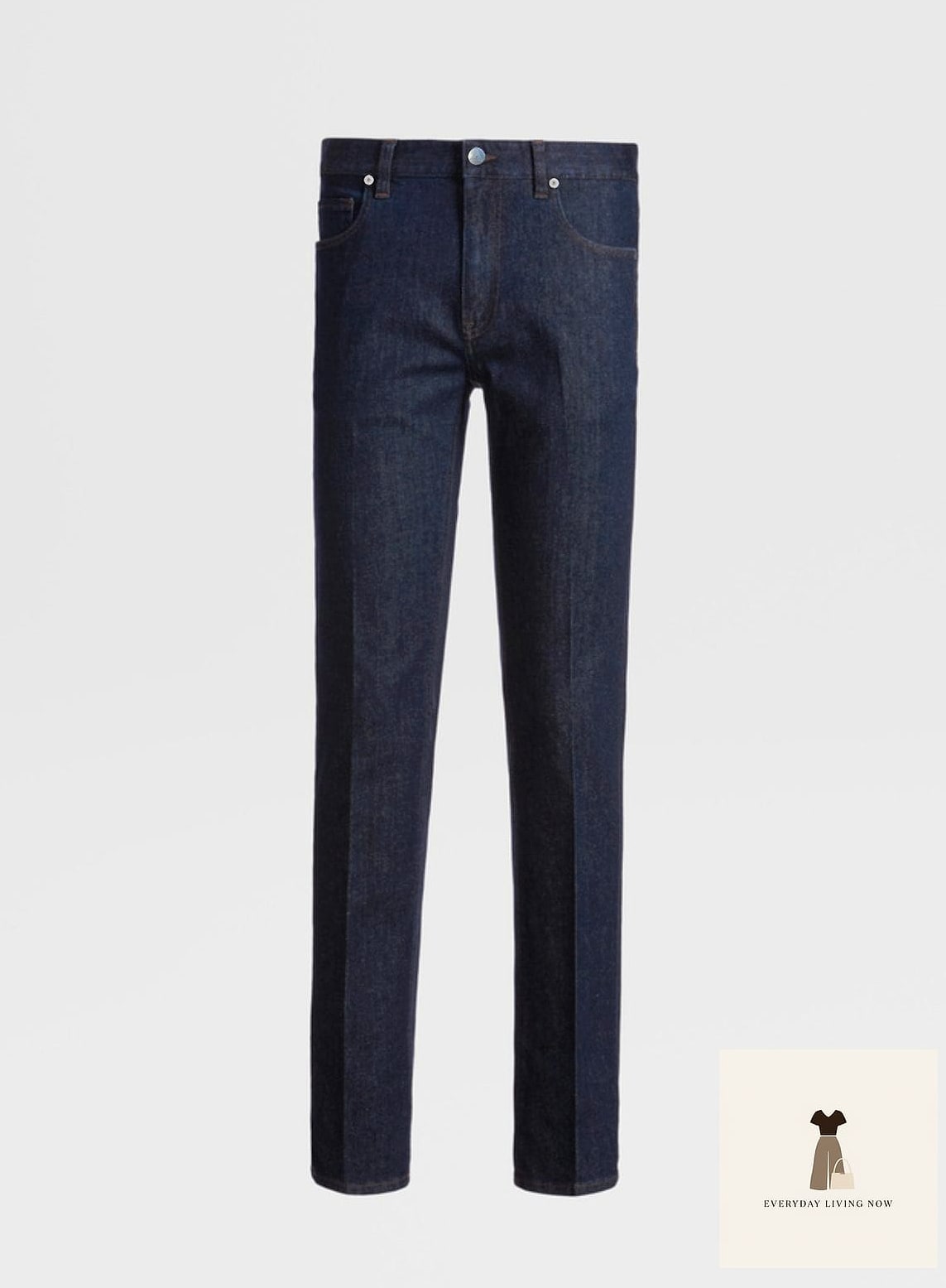Denim on Denim with Straight-Leg Jeans