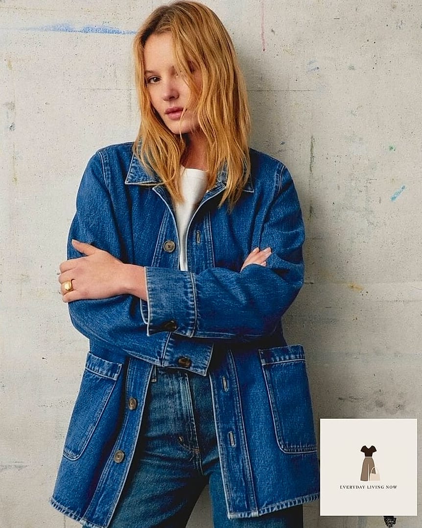 24 Cozy Outfit That Every Stylist Needs to See 22 Denim Jacket Layered Over a Hoodie