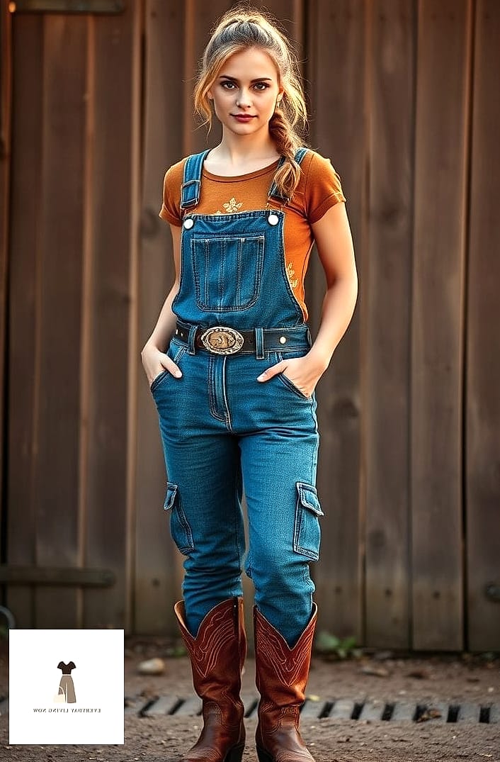 27 Cowboy Outfit Worth Pinning Immediately 13 The Denim Overall Approach