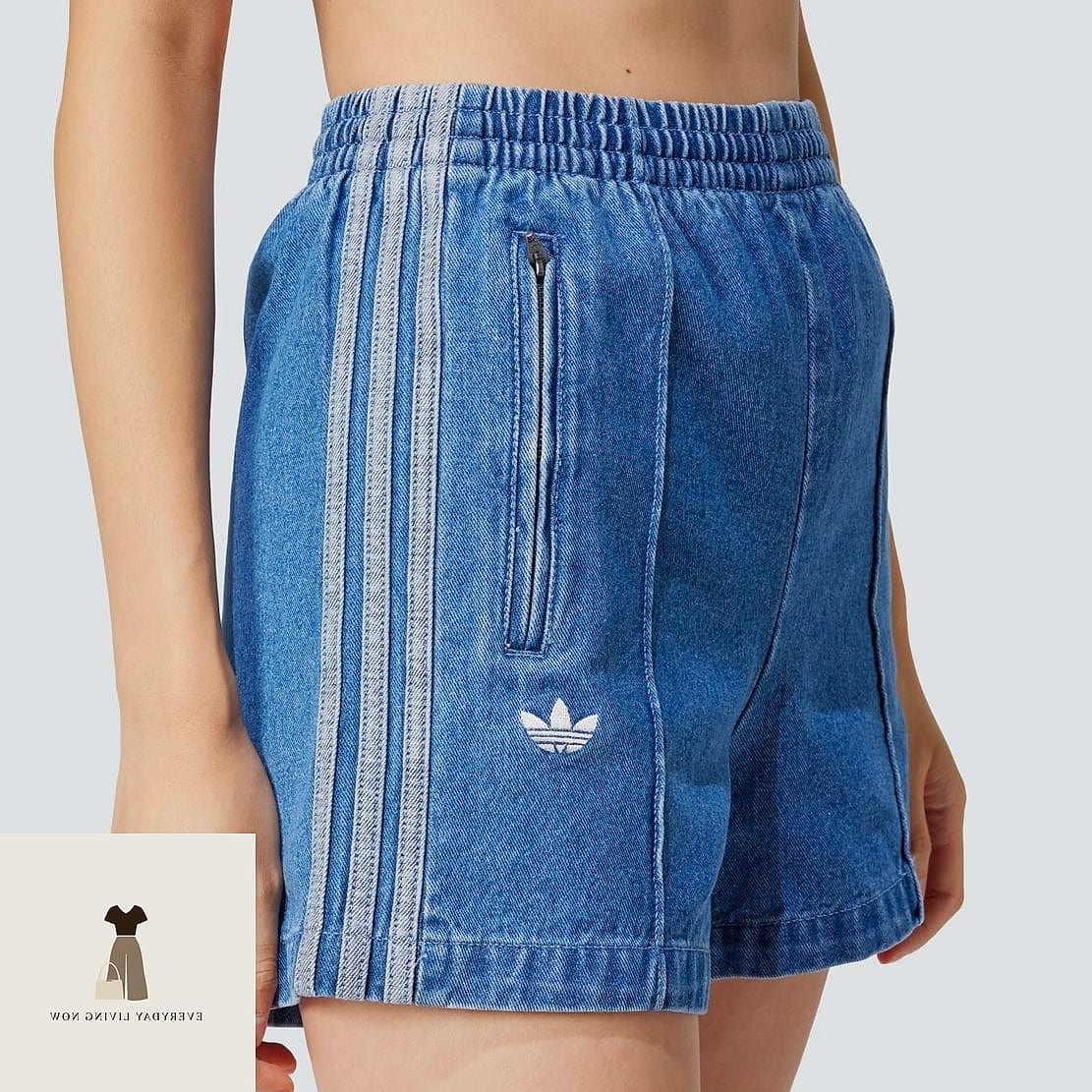 Denim Shorts and an Oversized Hoodie