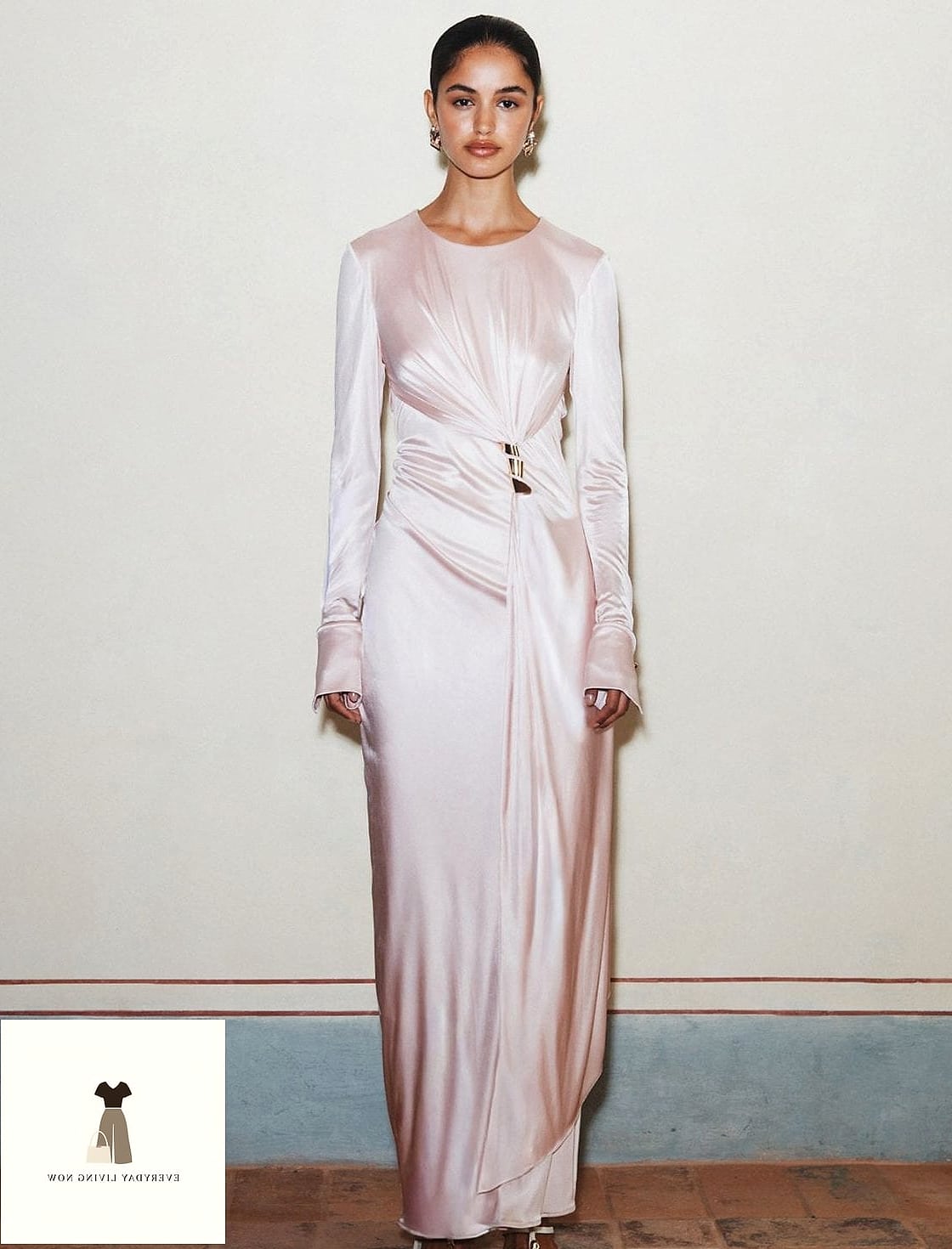 Draped Jersey Dress