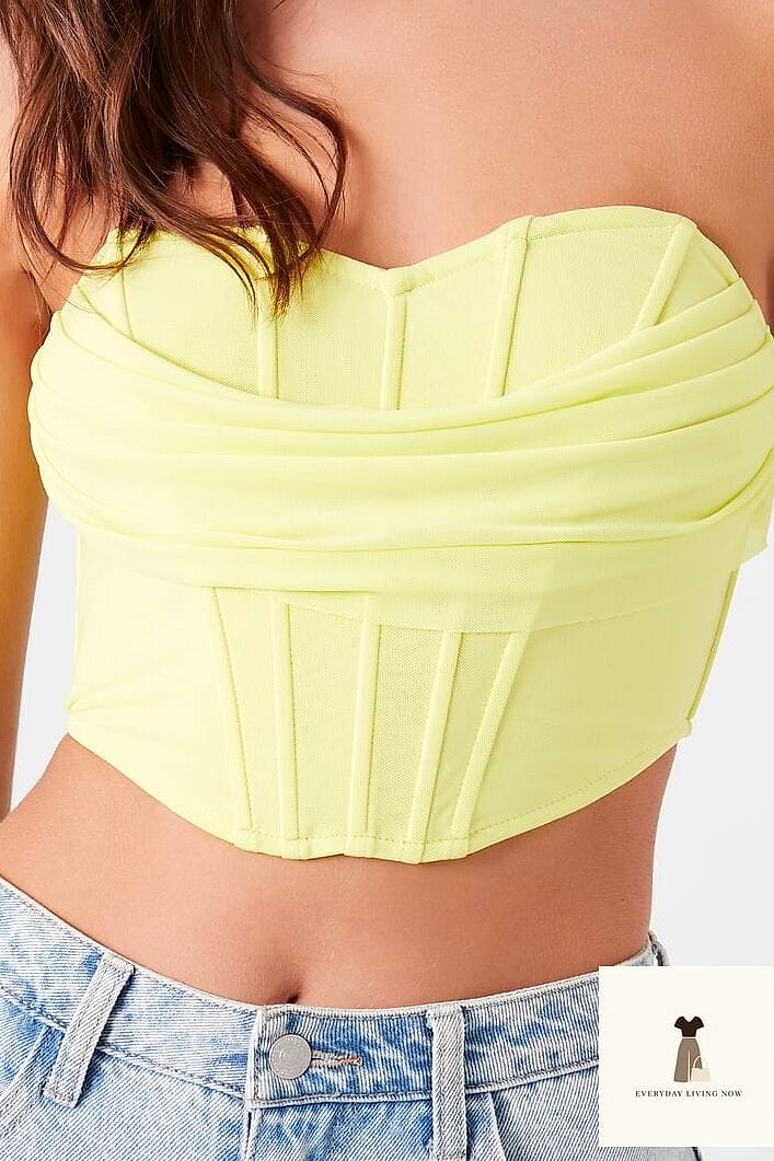Draped Tube Top for an Elevated Evening Look