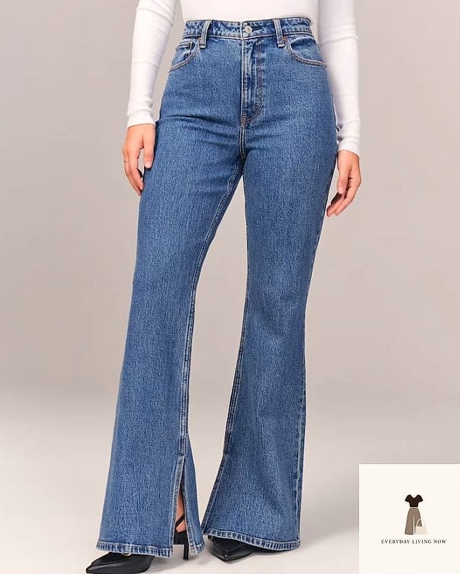 24 New Balance Outfit Every Style Lover Needs to See 10 Flare Jeans and 574 Core Sneakers
