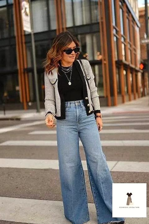 30 Scarf Outfit That Are Dreamy and So Inspiring 14 Flare Jeans and Scarf with Chunky Loafers