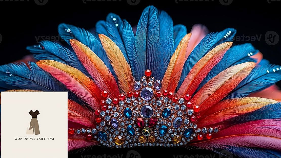 22 Carnival Outfit That Are Trending Right Now 17 Full Feathered Headpiece With a Simple Set