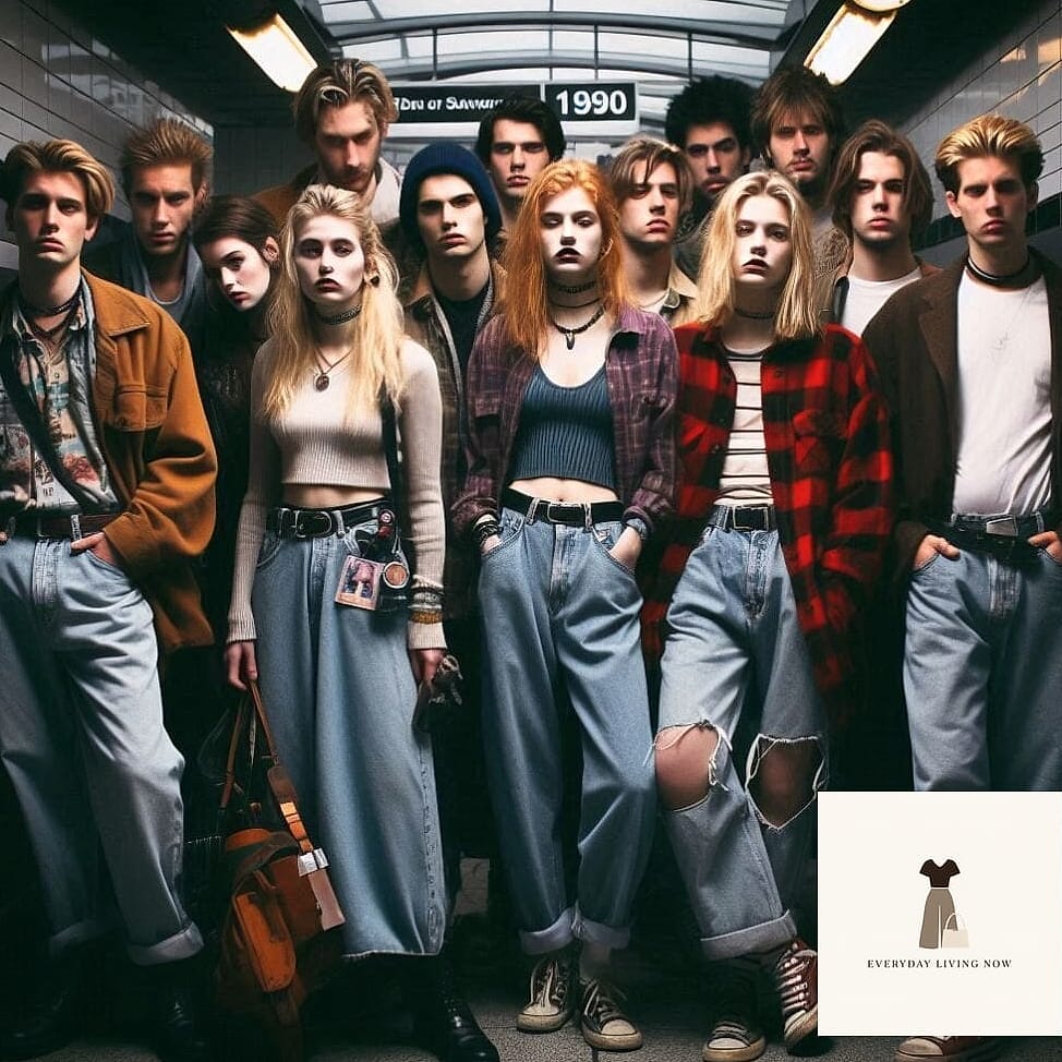 The Full Grunge Layered Look
