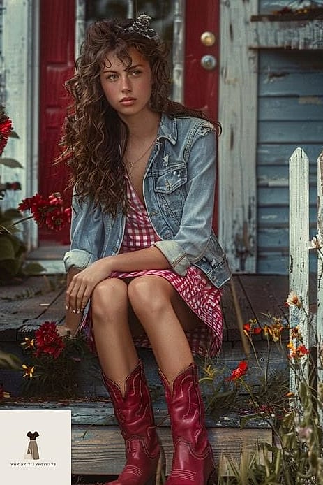 27 Cowboy Outfit Worth Pinning Immediately 15 Gingham and Denim Combo