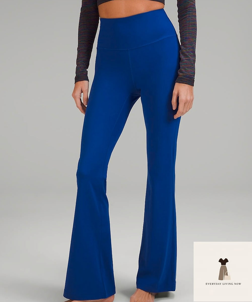 24 Lululemon Outfit That Every Stylist Needs to See 8 Groove Pants With a Cropped Denim Jacket