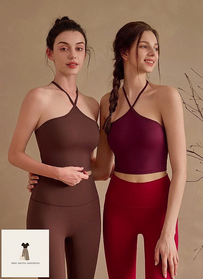The Halter Sports Bra Moment