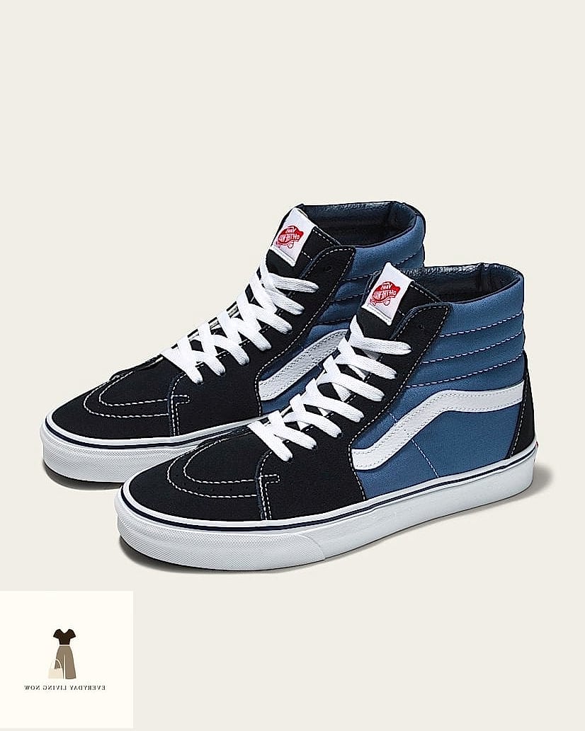 24 Vans Outfit You Need to Try Next 17 High Top Vans With a Denim Skirt