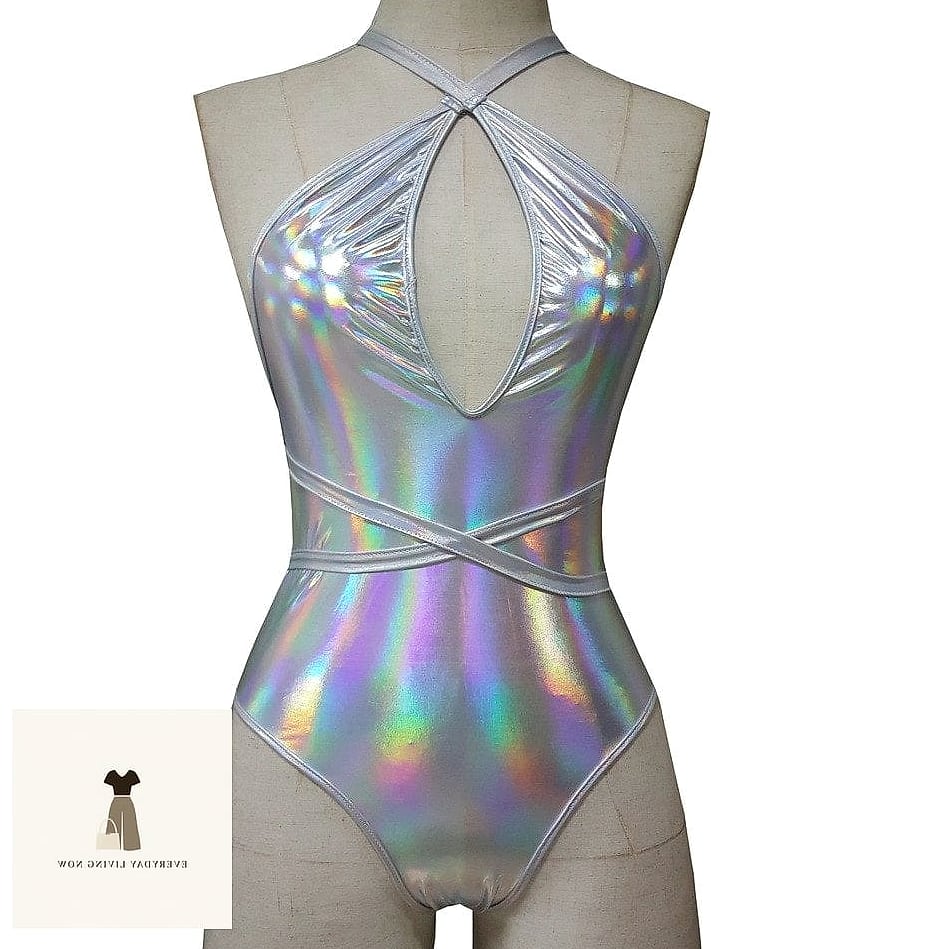 29 Rave Outfit That Are Trending Right Now 2 Holographic Bodysuit