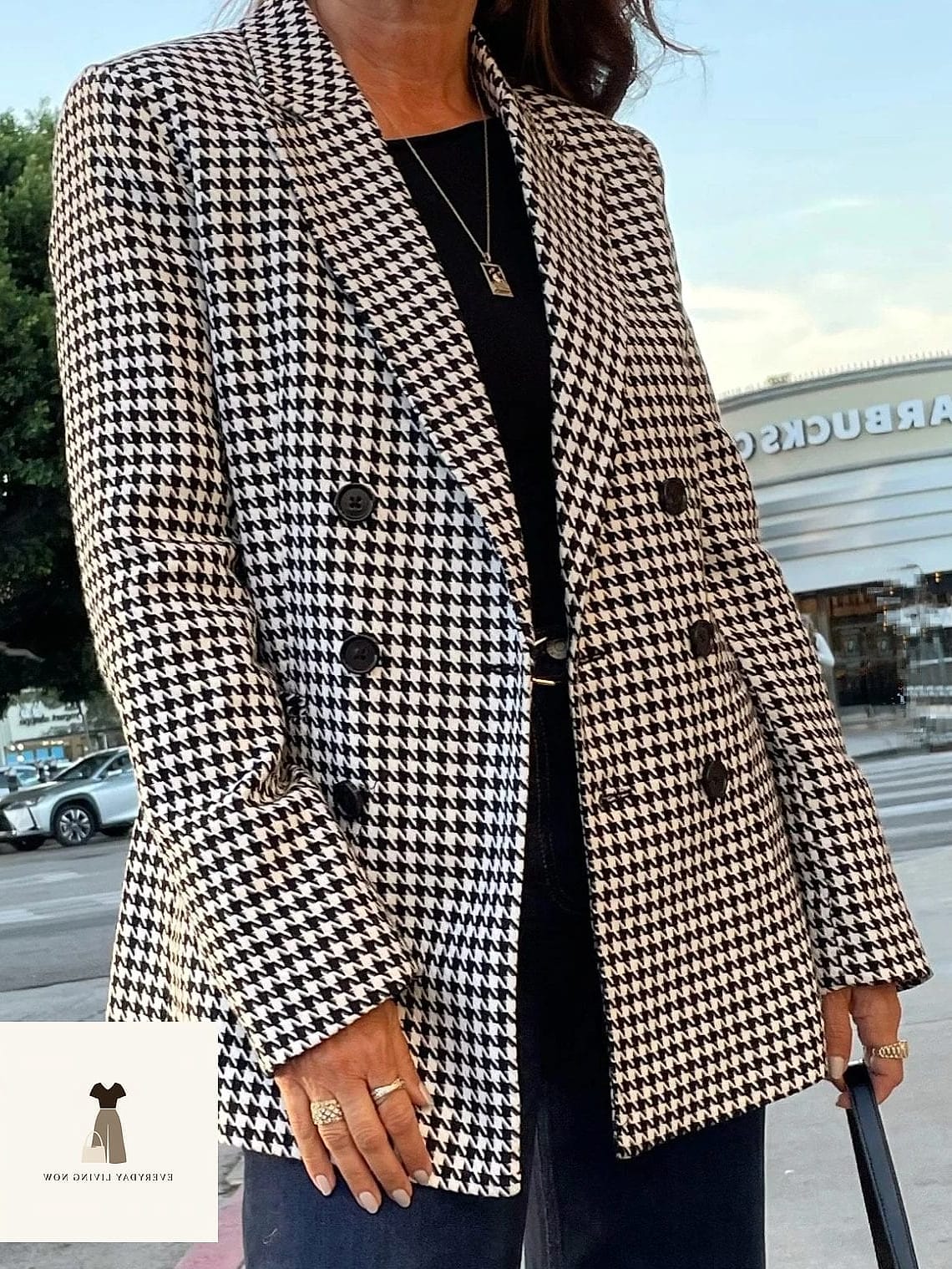 20 Cute Outfit Ideas That Are Breathtakingly Beautiful 17 Houndstooth Blazer for Instant Polish