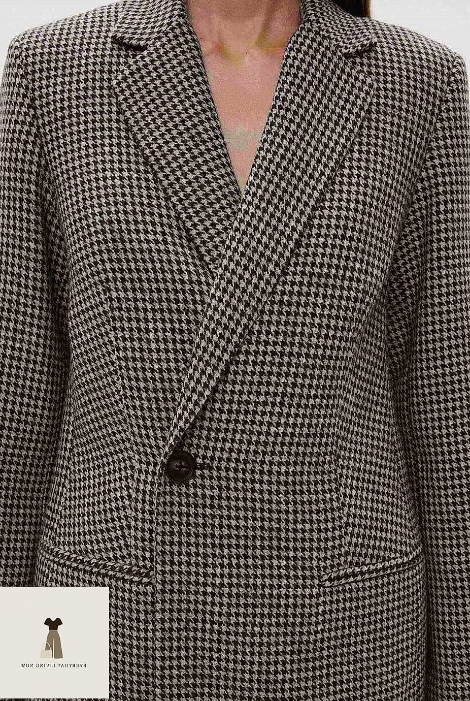 Houndstooth Blazer With Cowboy Boots