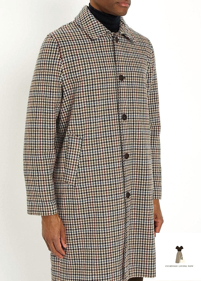 Houndstooth Coat Statement Look