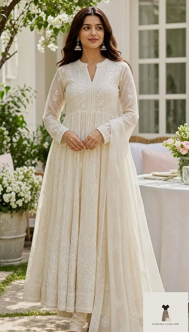 Ivory Lace Maxi Dress for a Bridal-Adjacent Feel