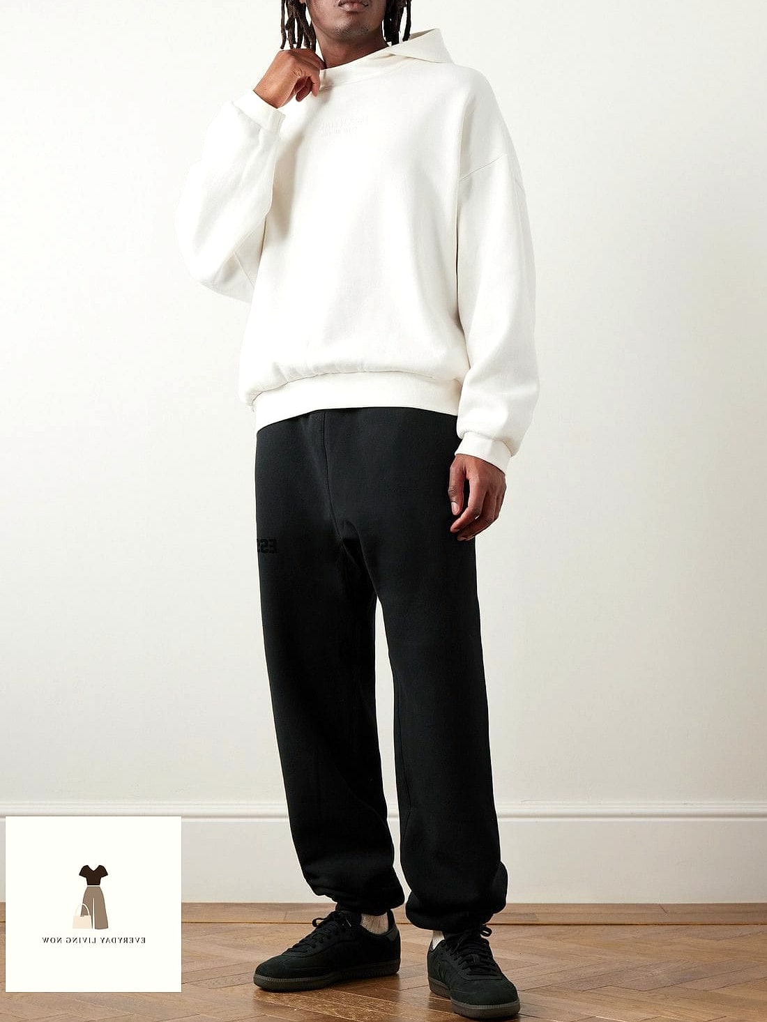 26 Jersey Outfit That Are Trending Right Now 5 Jersey Hoodie and Wide-Leg Trousers