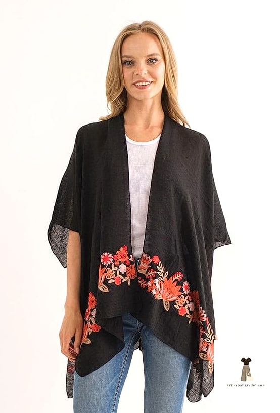 Kimono Duster Over Athletic Wear