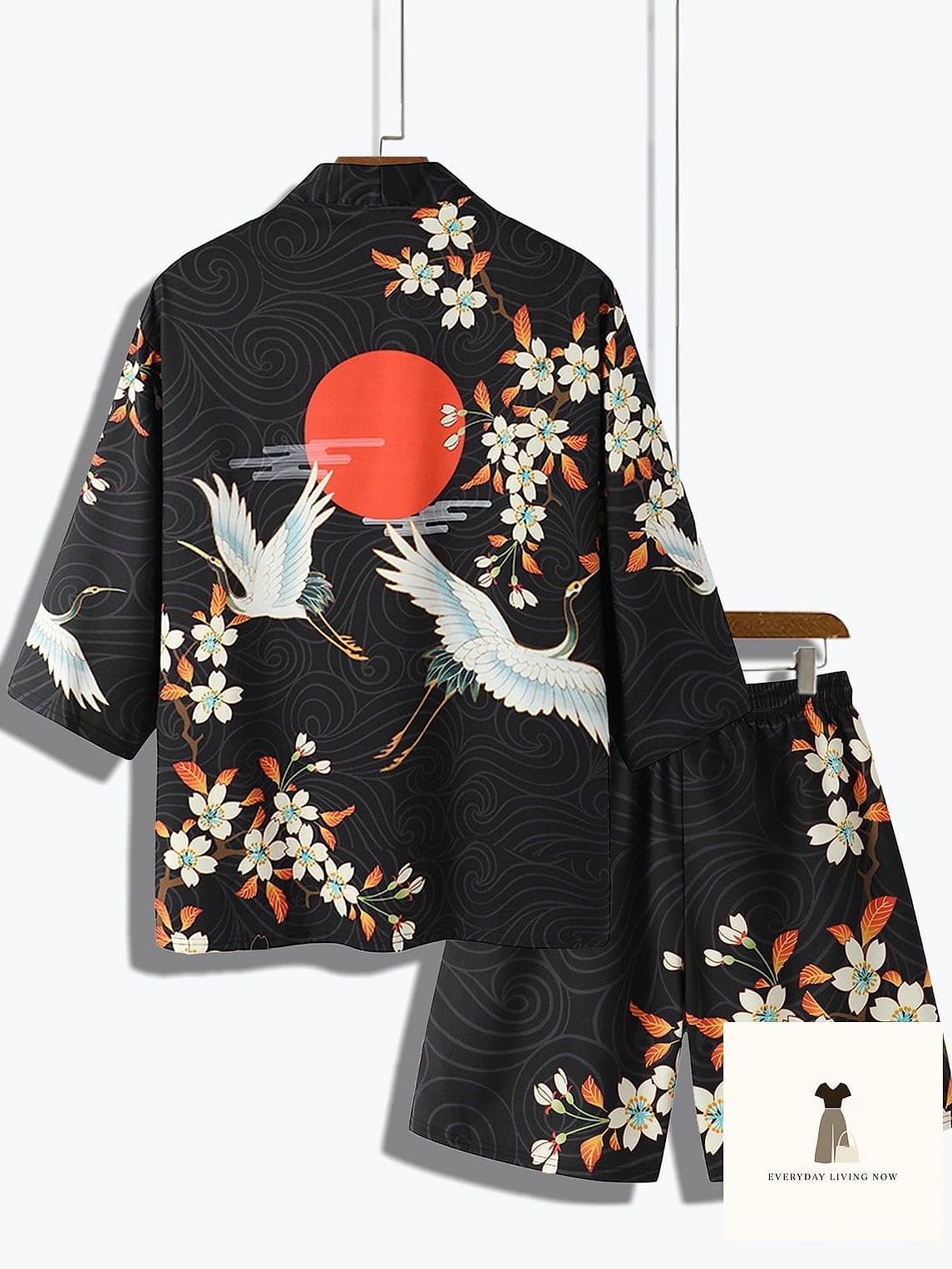 Kimono Over a Two-Piece Set