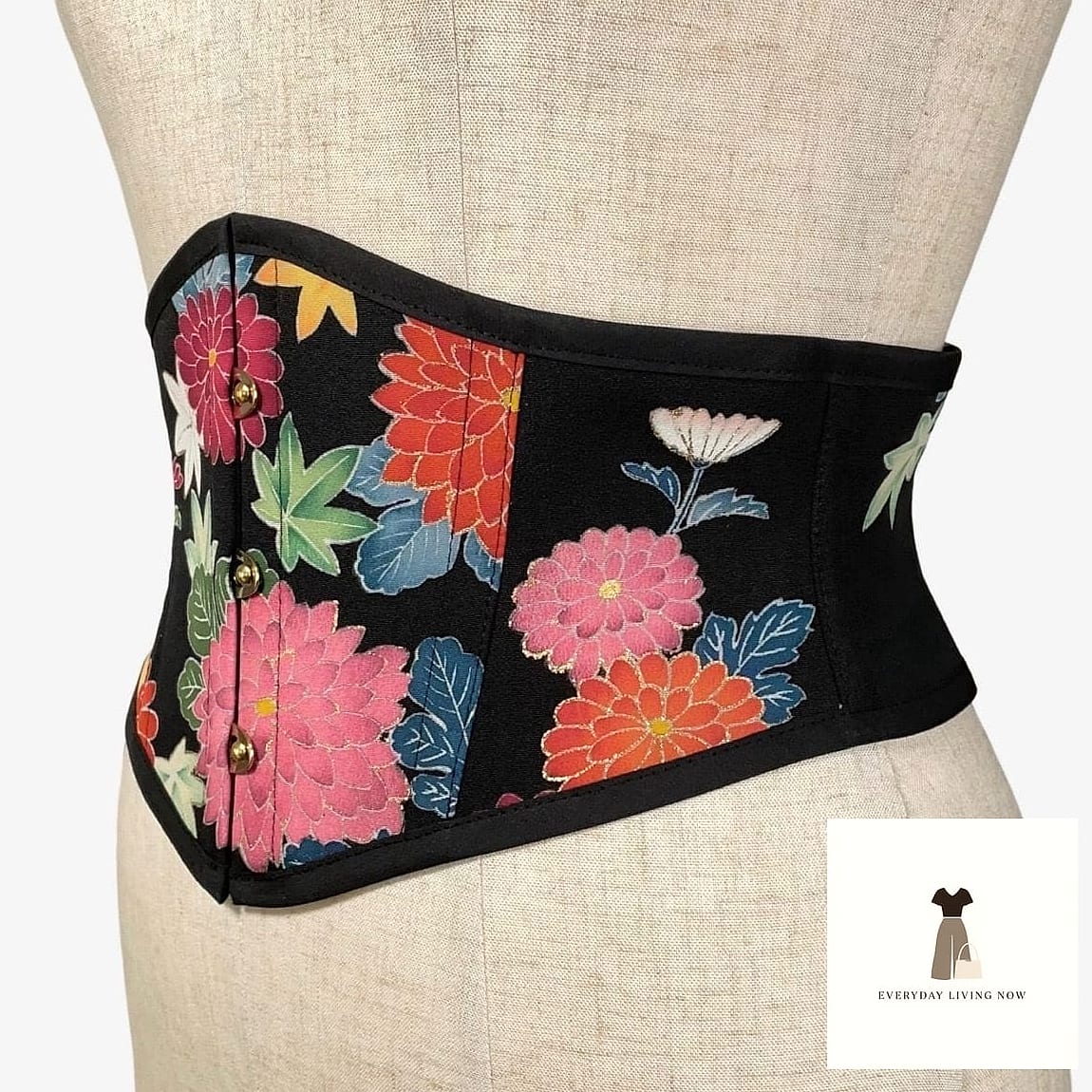 Kimono Paired with a Corset Top