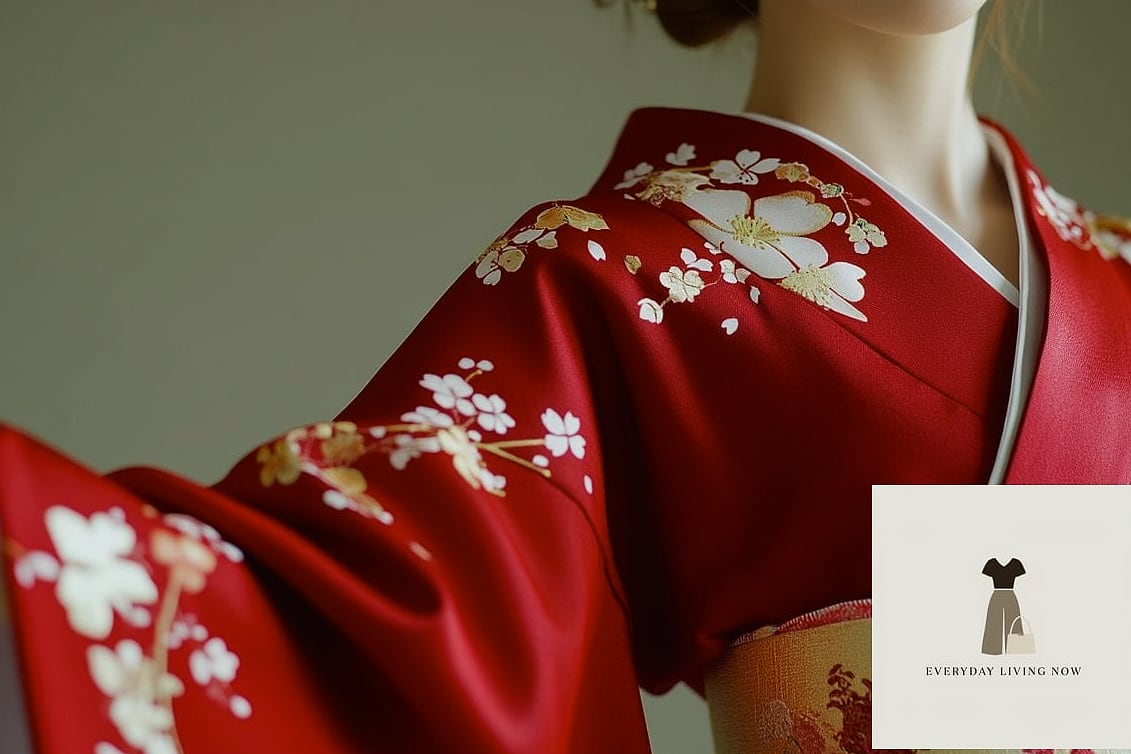 Kimono with Statement Sleeves for Evening Events