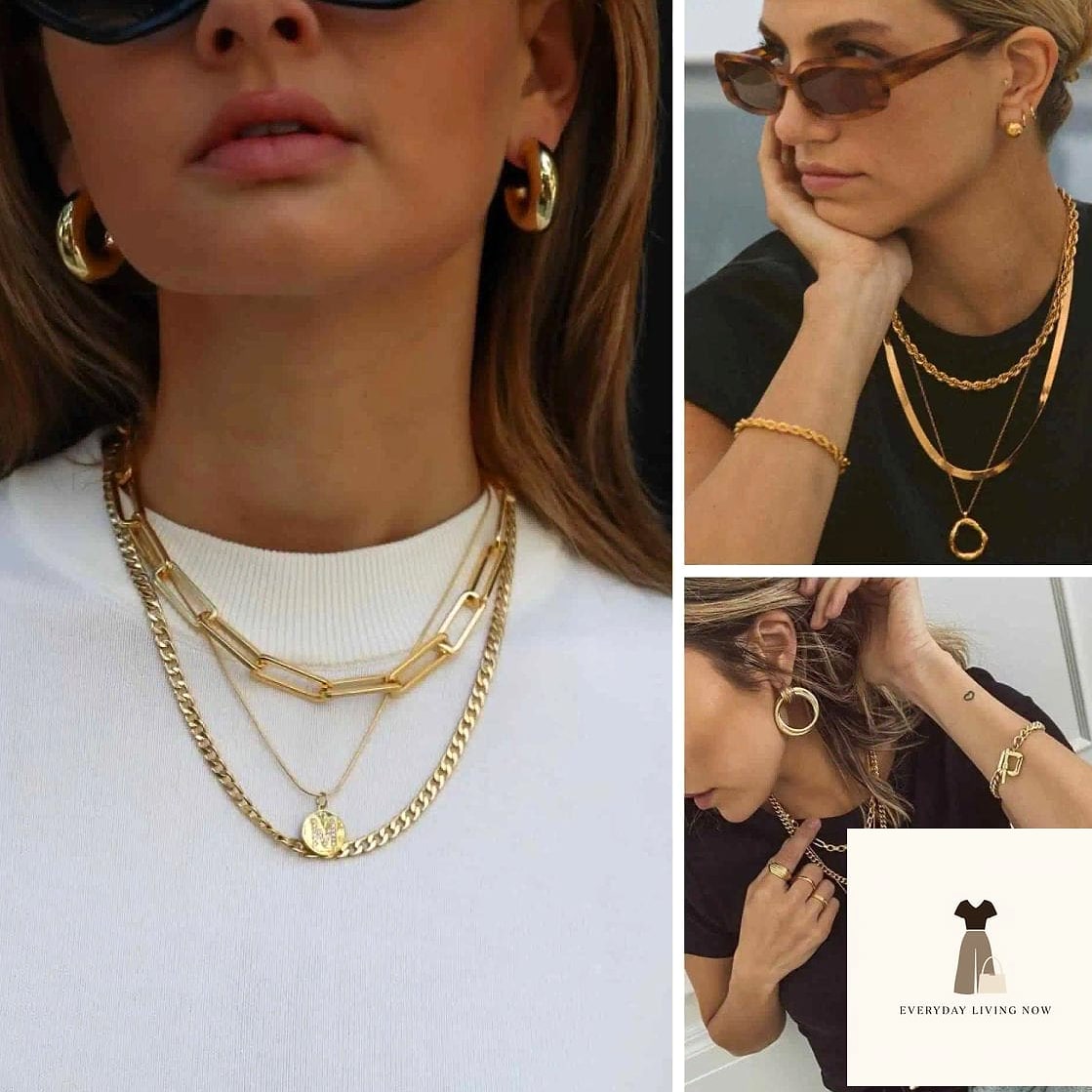 The Layered Gold Jewelry Look