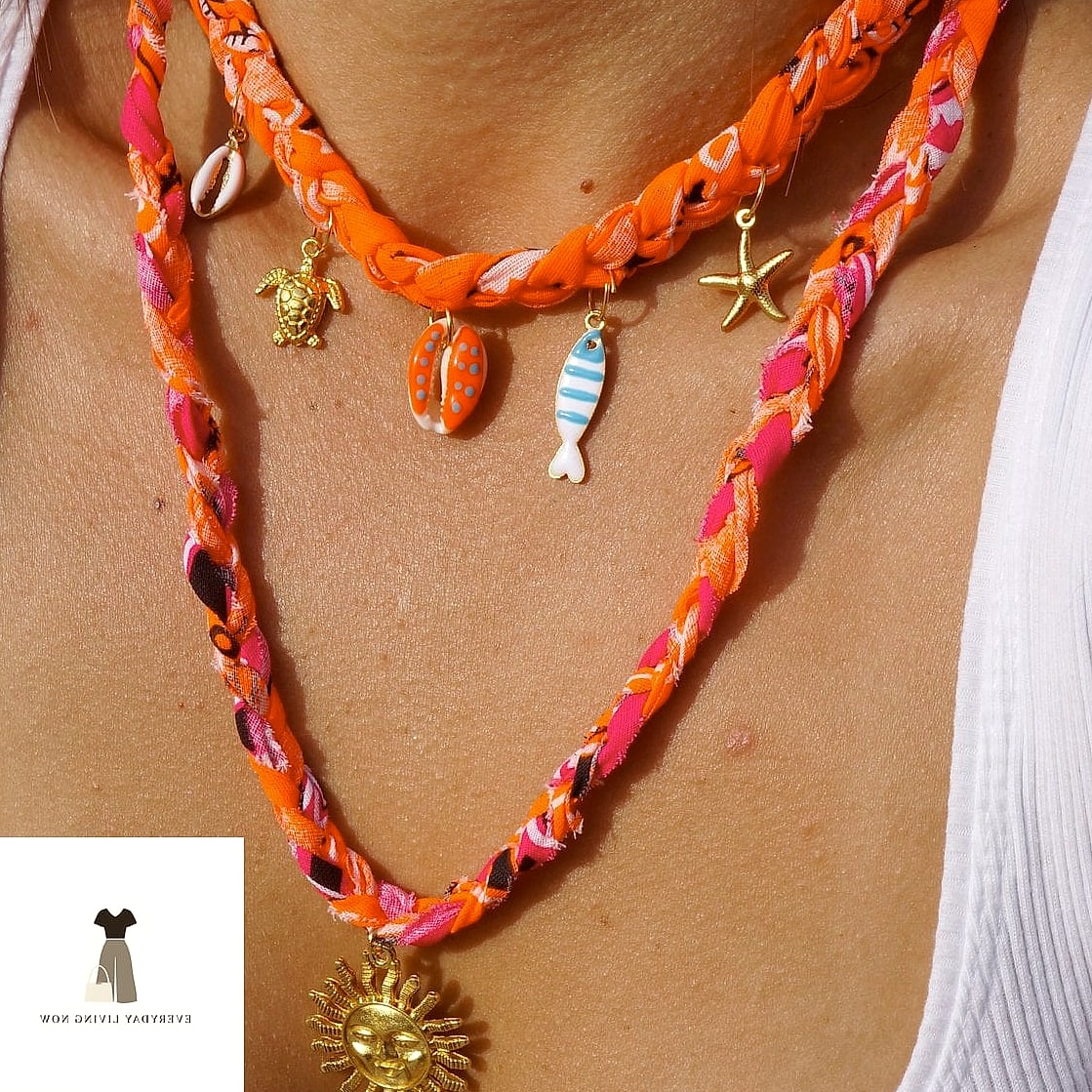22 Bandana Outfit Worth Pinning Immediately 16 Layered Necklaces Over a Bandana Top
