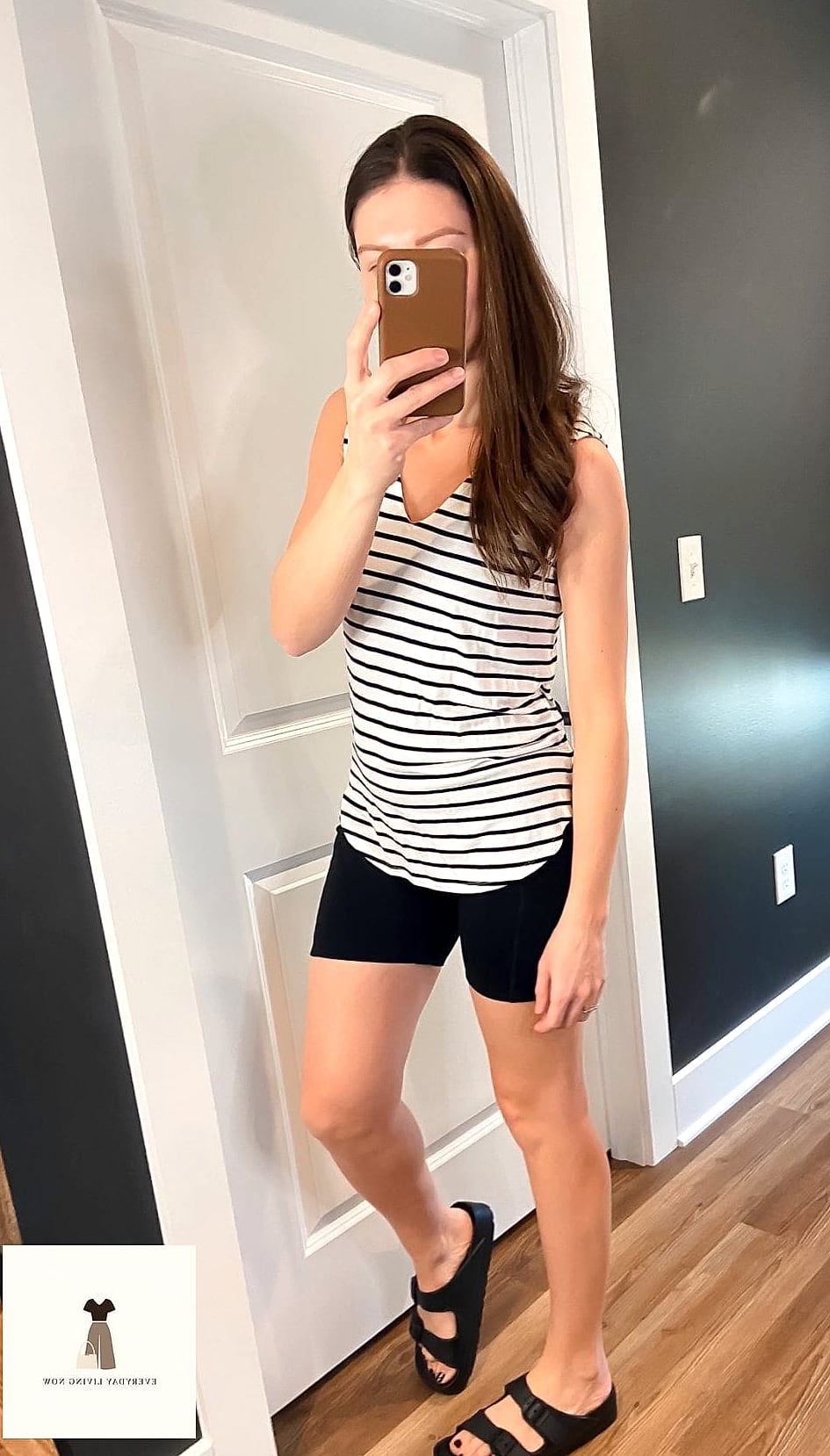 The Layered Tank and Biker Shorts Combo