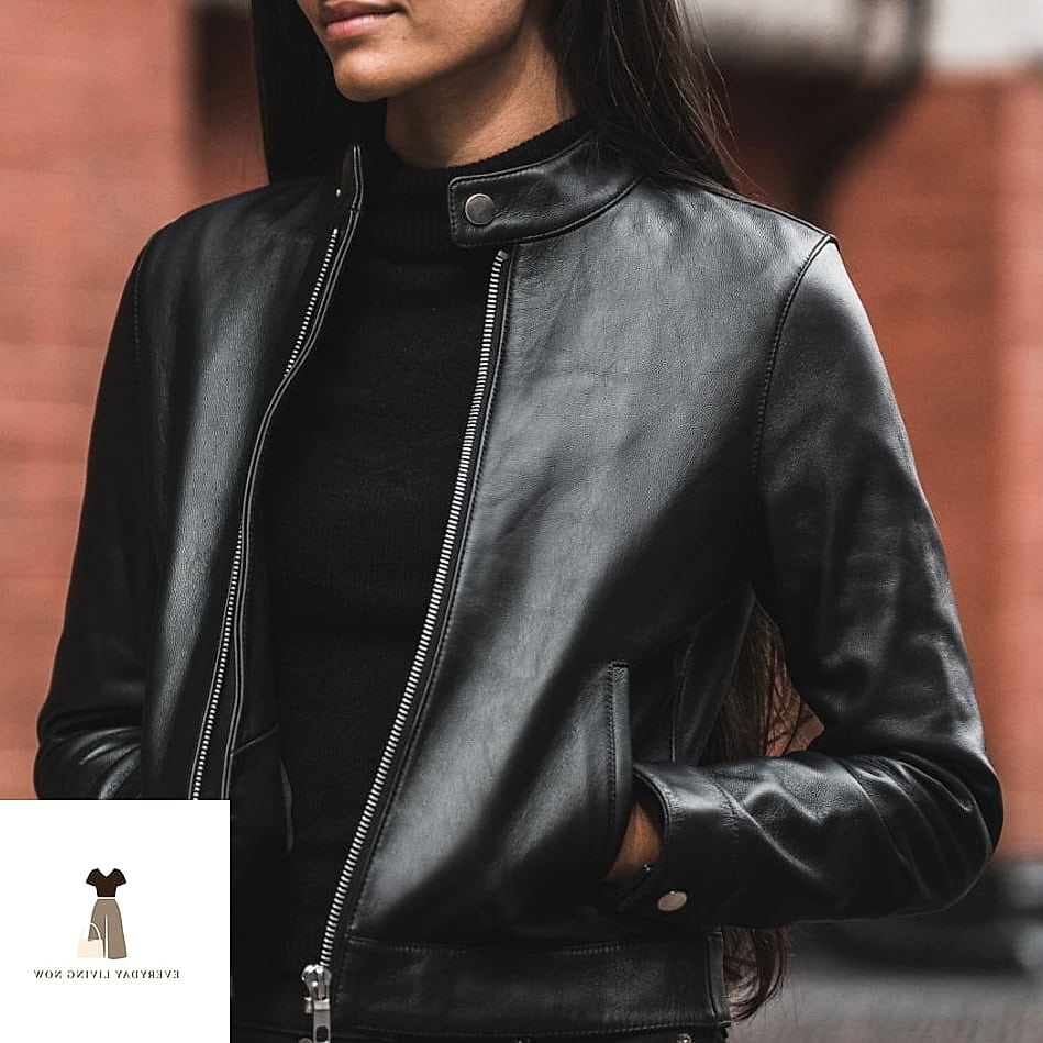 20 Cute Outfit Ideas That Are Breathtakingly Beautiful 8 The Leather Jacket and Mini Skirt Combo
