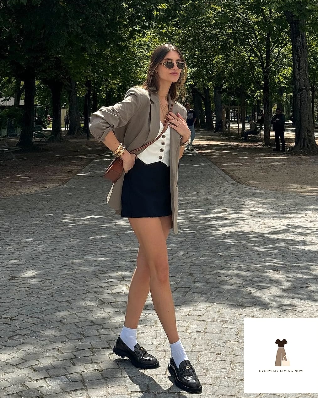 The Mini Skirt and Knee Sock Look