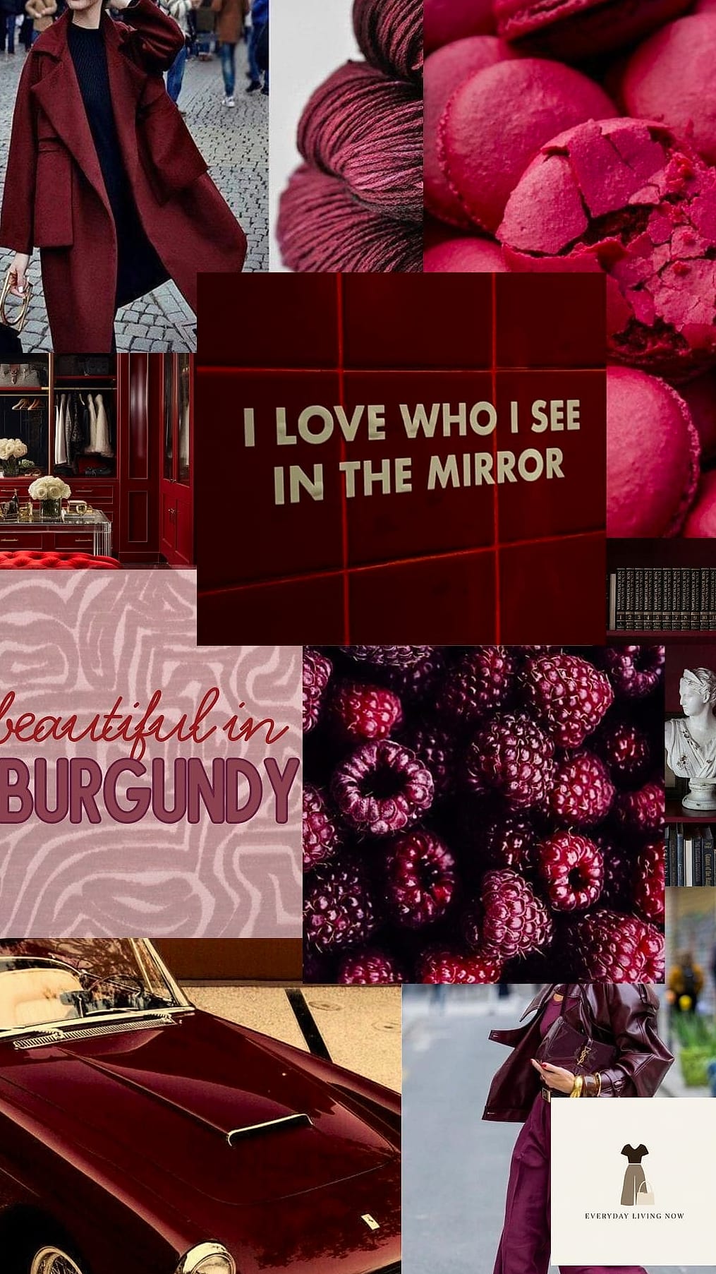 22 Inspo Outfit Worth Pinning Immediately 6 The Monochrome Burgundy Moment