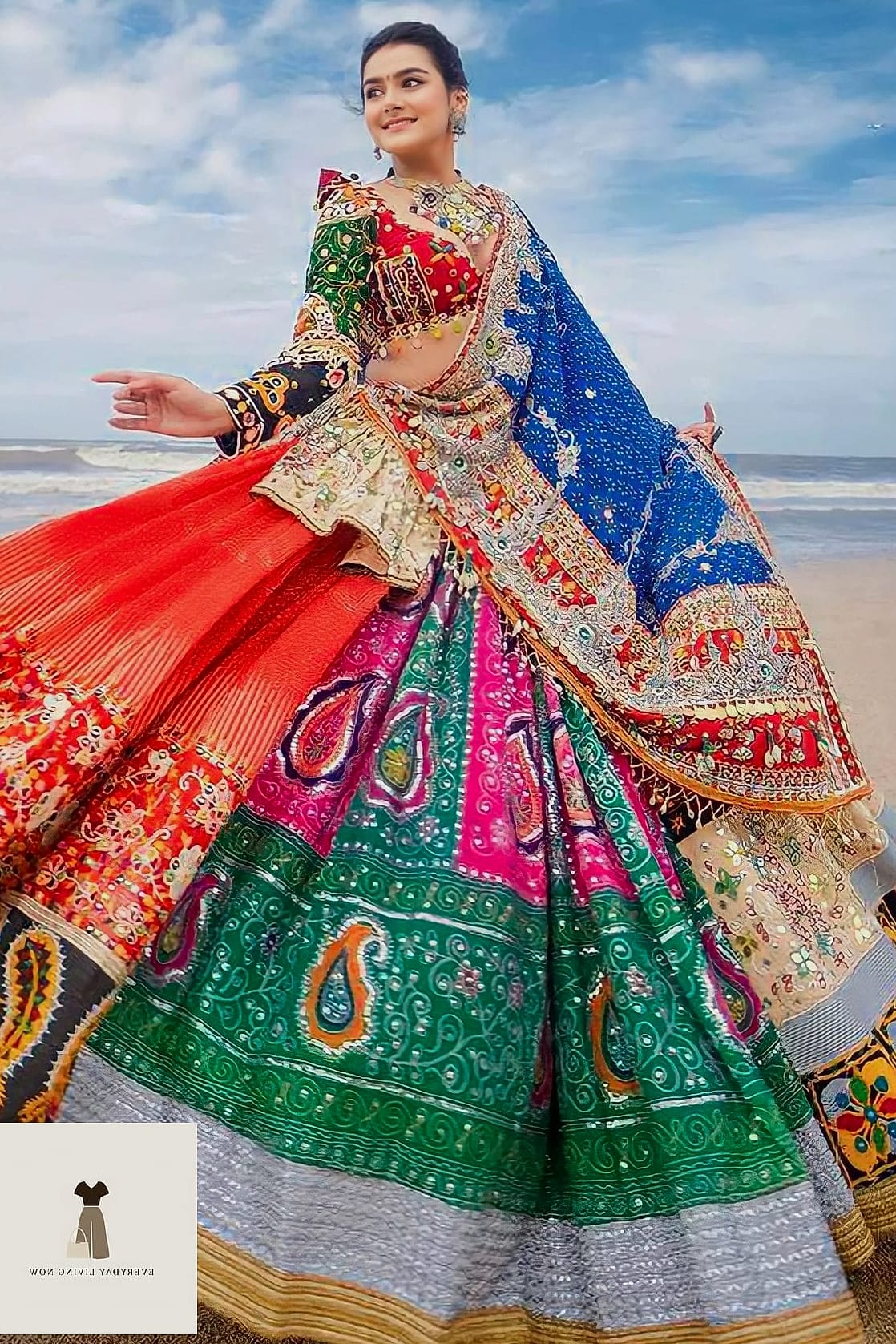 Ombre Lehenga