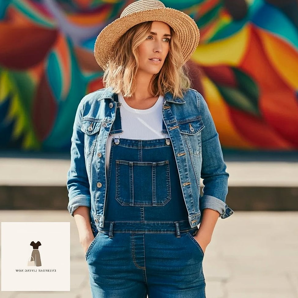 Overalls with a Denim Jacket