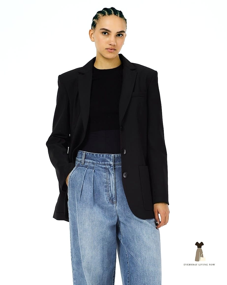 25 Simple Outfit Ideas Every Woman Needs to See 3 Oversized Blazer Over a Slip Dress