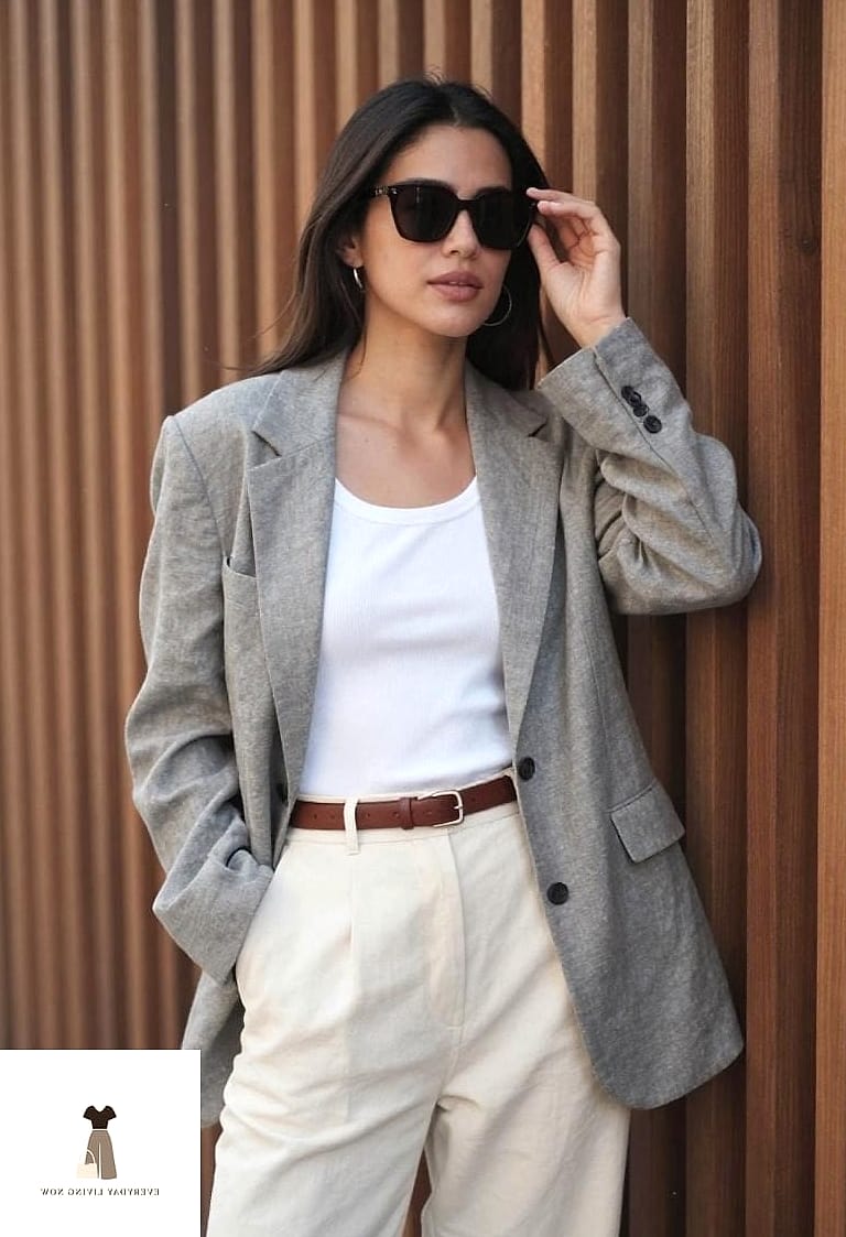Oversized Blazer as a Dress