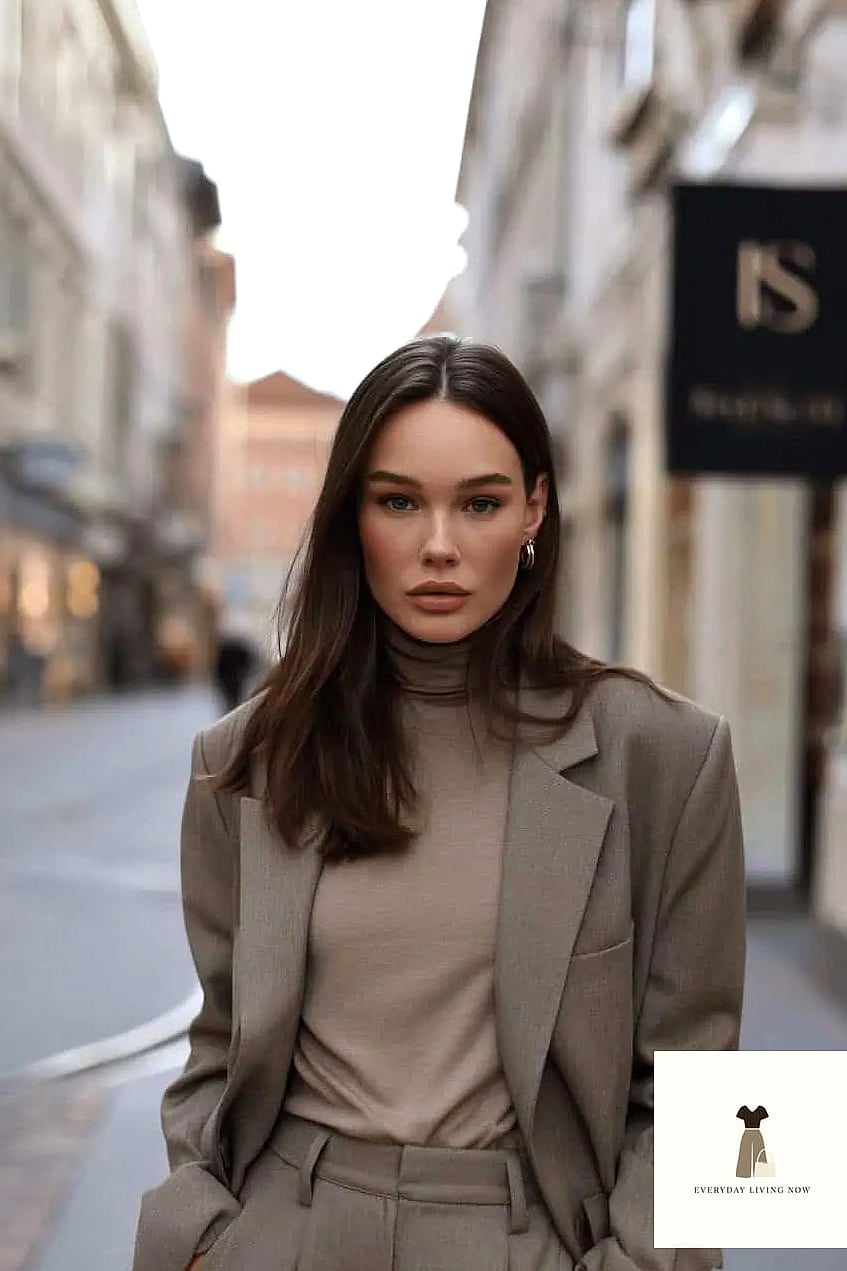 21 Herbst Outfit Damen Every Style Lover Needs to See 3 Oversized Blazer mit Mini Skirt