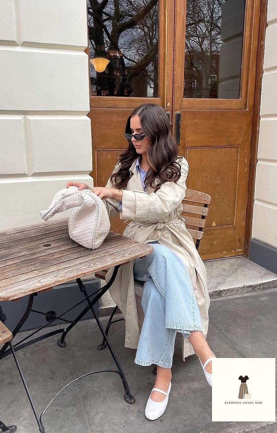 The Oversized Blazer and Flats Power Look