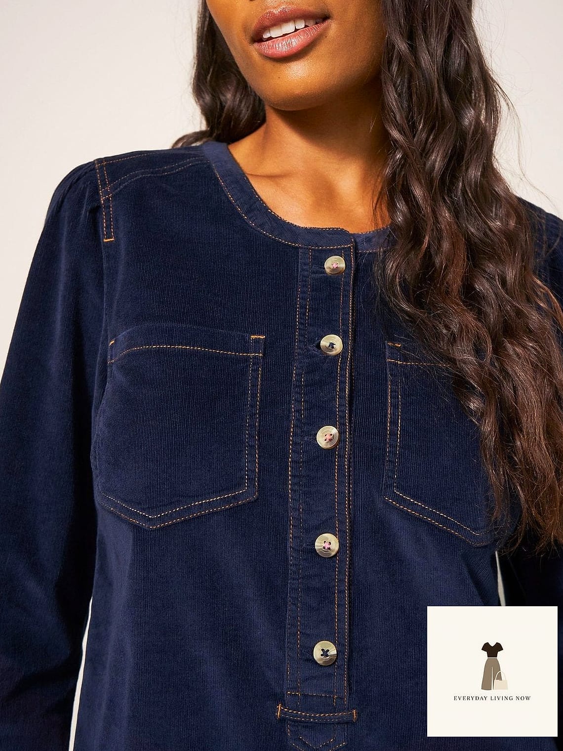 Oversized Corduroy Blazer with Flare Jeans