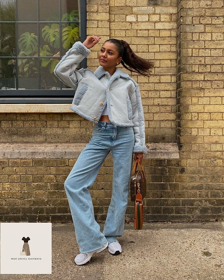 27 Comfy Outfit That Are Absolutely Stunning 26 Oversized Denim Jacket Over a Dress