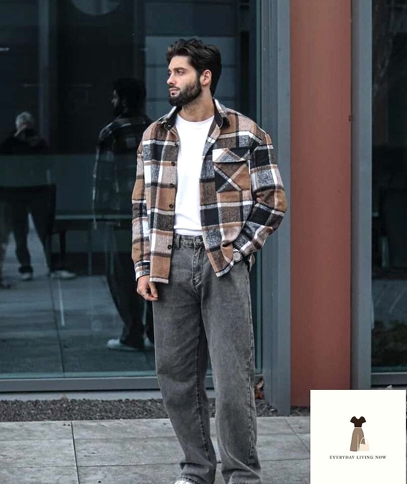 The Oversized Flannel and Leggings Duo