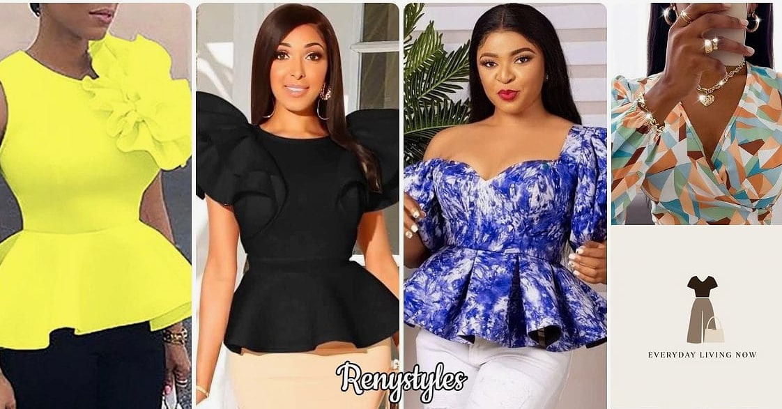 Peplum Top and Pencil Skirt