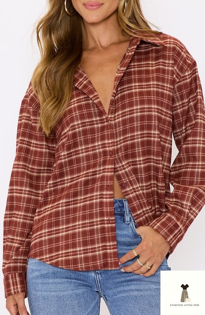 Plaid Button-Down as a Layering Piece