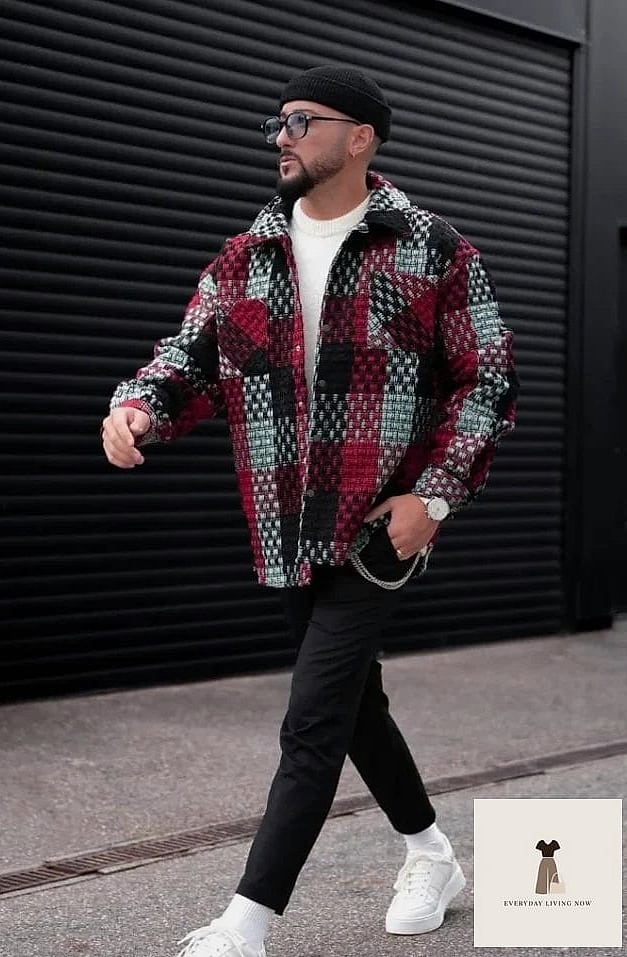 25 Starboy Outfit Every Style Lover Needs to See 21 Plaid Shirt Layered Under Bomber