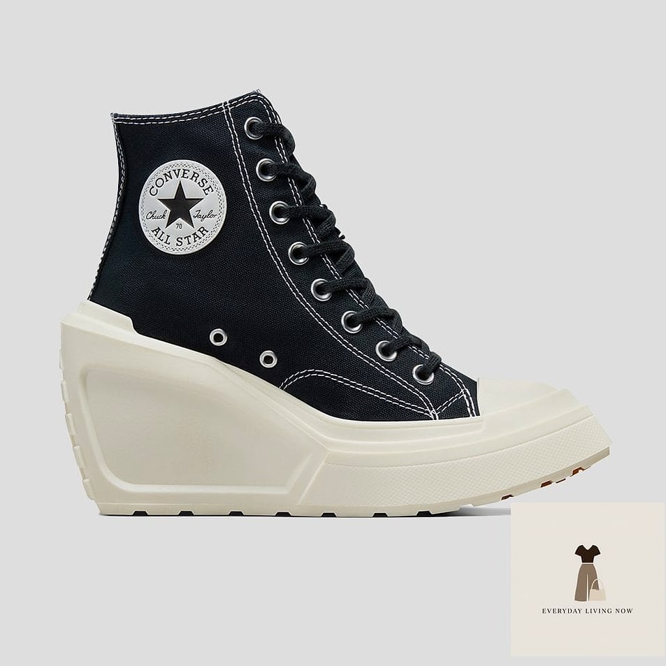 Platform Converse and Bodycon Dress