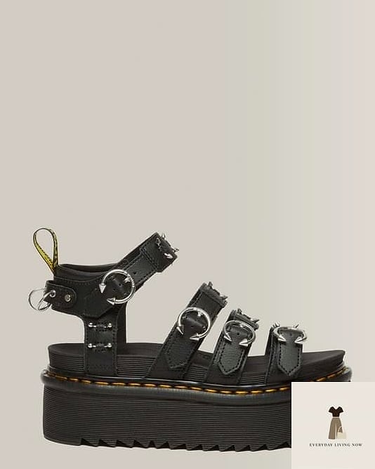 24 Dr Martens Outfit Worth Pinning Immediately 12 Platform Sandals with Denim Shorts