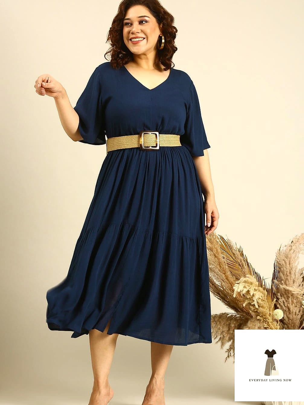 Plus-Size Friendly Wide-Leg Cord Set