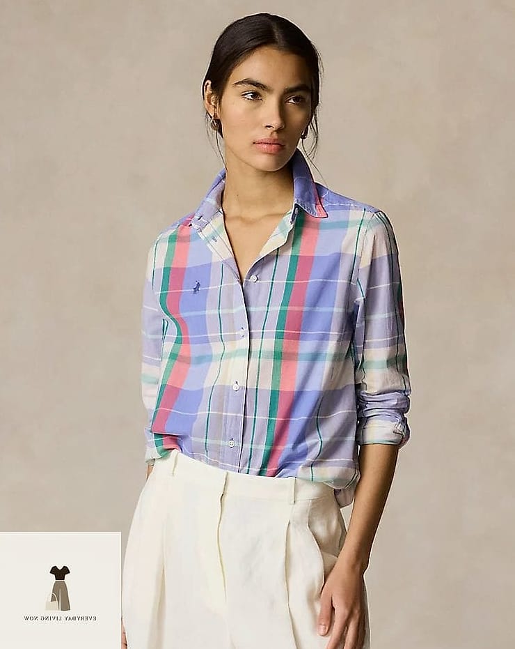 Polo and Plaid Layered Combo