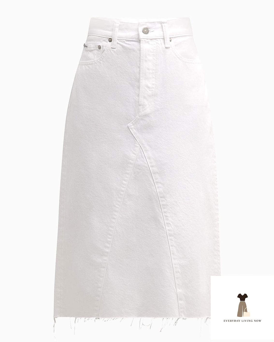 Polo Shirt With a Midi Skirt