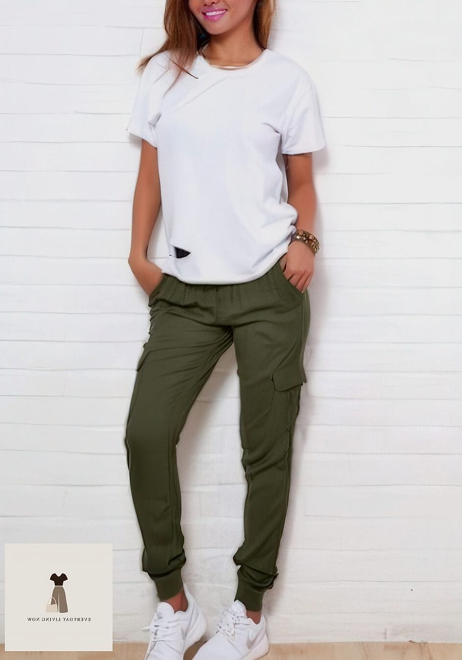 Polo Shirt With Cargo Pants
