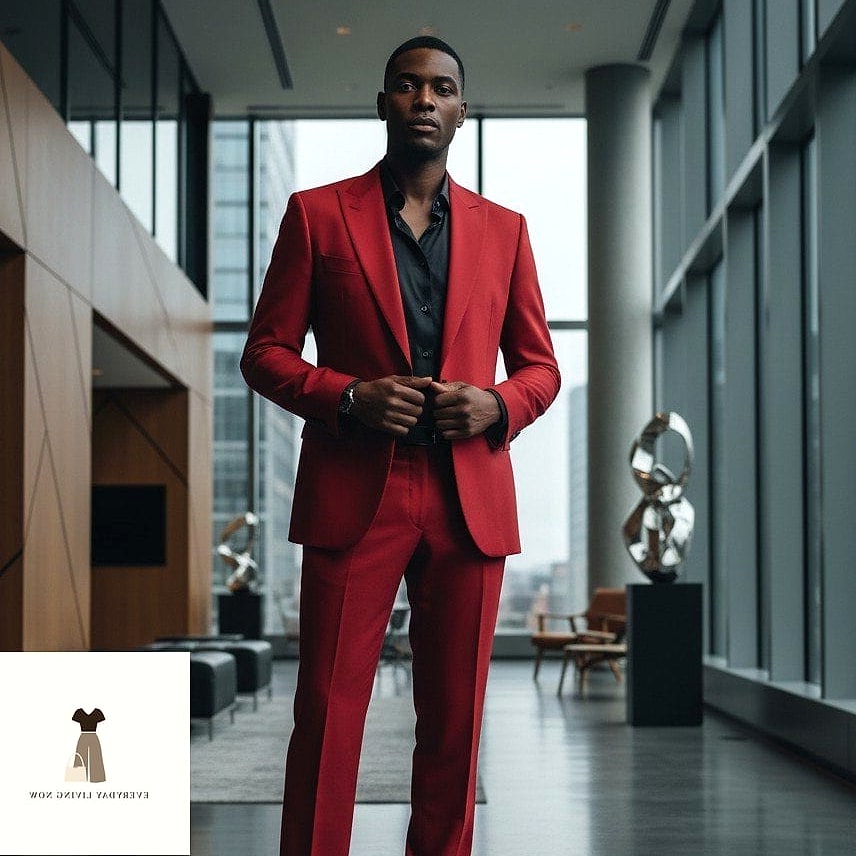 The Power Suit in Red