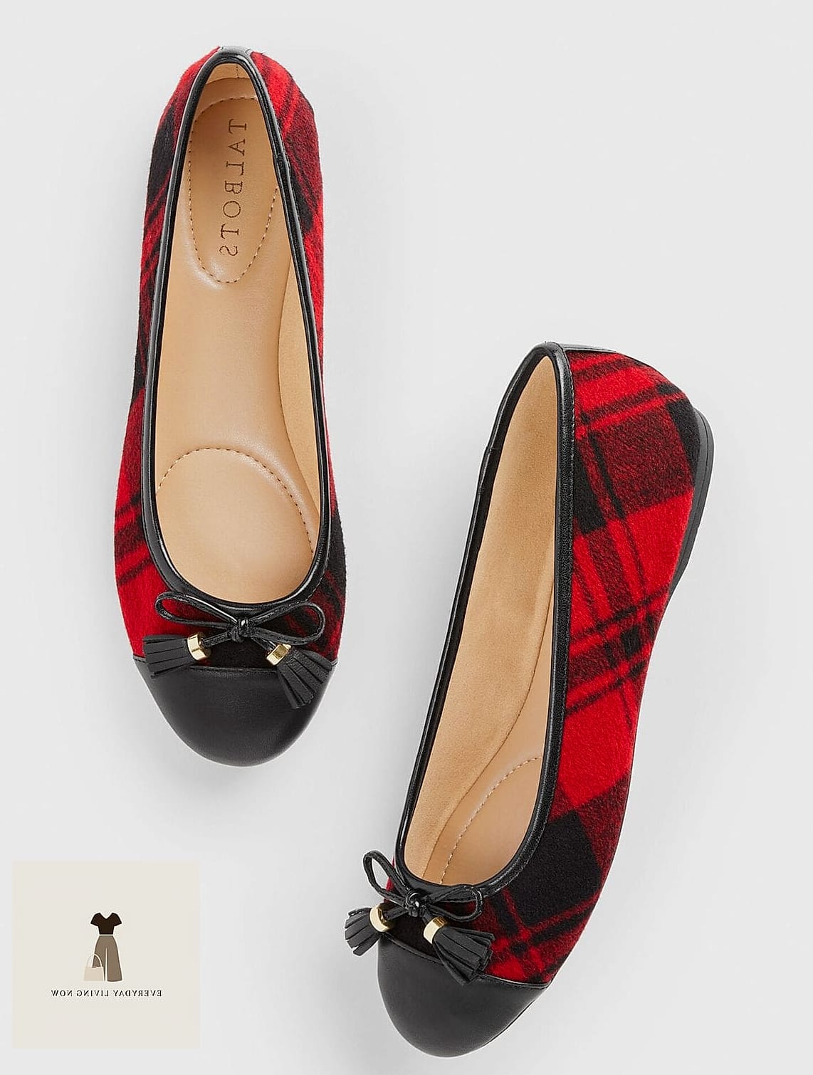 The Preppy Plaid and Flats Combo